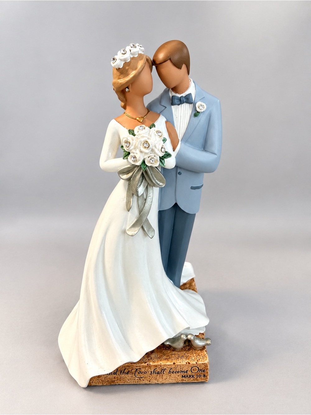 Enesco Legacy of Love Kim Lawrence Wedding Cake Topper Bride & Groom Table Decor